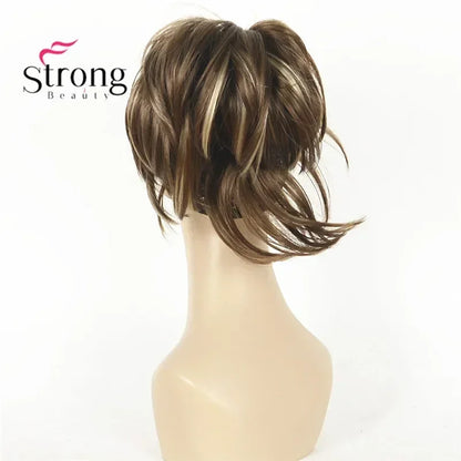 StrongBeauty 12" Clip-on Synthetic Ponytail Hair Extension with Jaw Claw