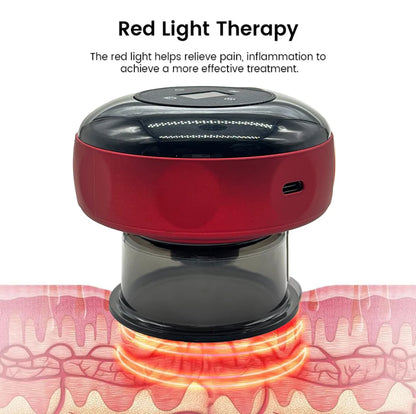 Smart Electric Vacuum Cupping Device Body Scraping Massager for Fatigue Relief & Health