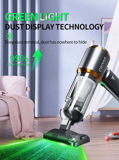 CENRR 998000PA Mini Cordless Car Vacuum Cleaner, Powerful Handheld Blower for Home & Car