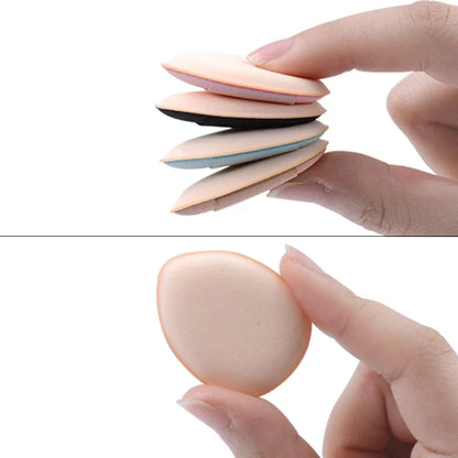 5/10Pcs Mini Finger Puff – Air Cushion Powder Sponge for Foundation & BB Cream Application