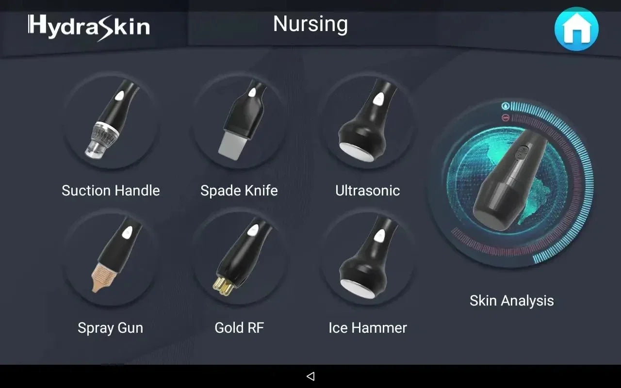 2024 Ultrasound Skin Care & Cryotherapy Microdermabrasion Machine with Hydro Facial & Skin Analyzer