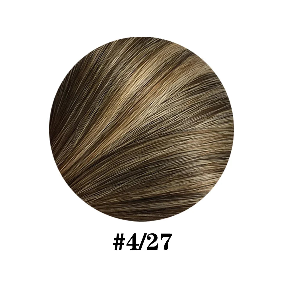 100% Brazilian Remy Clip-In Hair Extension - Natural Straight Invisible One-Piece