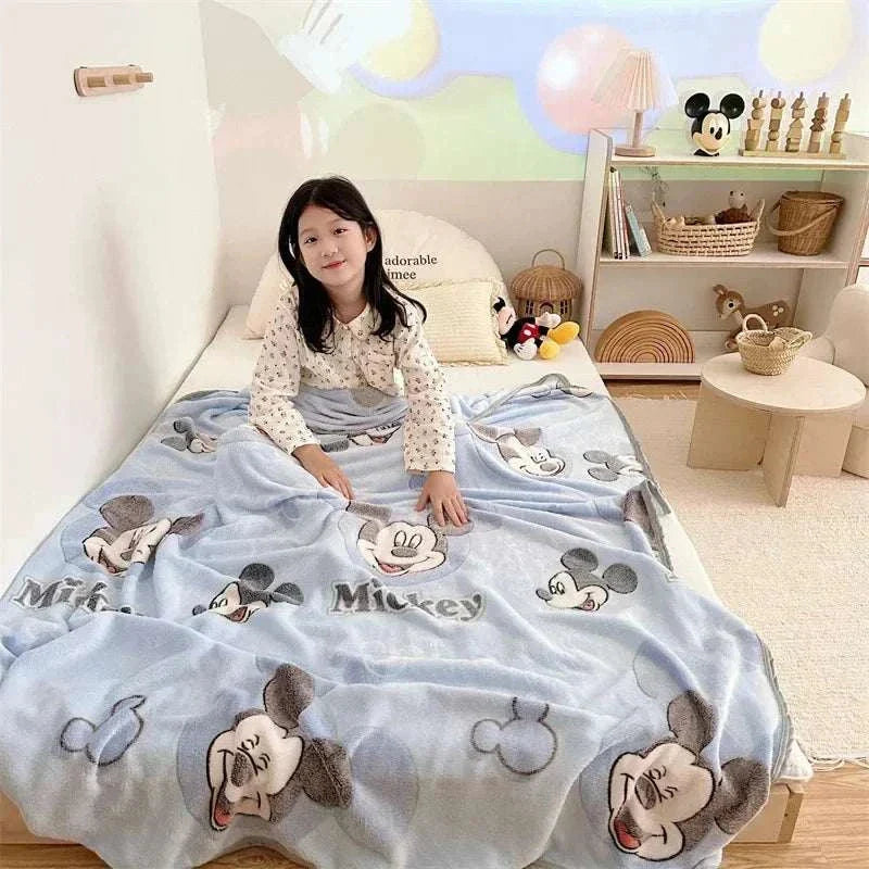 Disney Snowflake Plush Receiving Blanket
