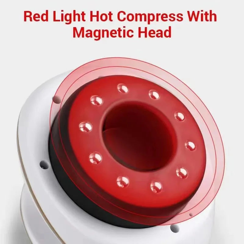 Home Electric Guasha Scraping Massage Cupping Body Massager with Suction & Heating Fat Burner