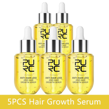 PURC Hair Growth Serum for Thinning Hair Loss Treatment Fast Regrowth Oil for Men & Women Hair Care