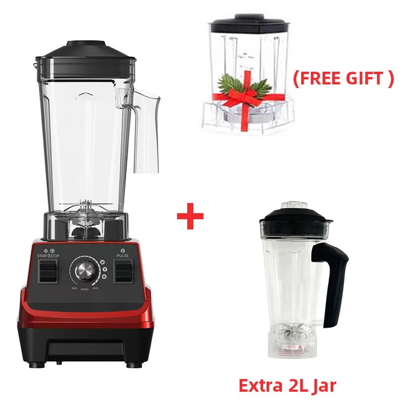 BioloMix Mini Pro 1800W Smoothie Blender with 1.8L & 0.6L Jars, BPA Free