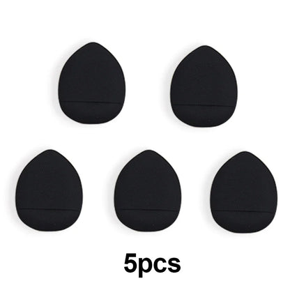 5/10Pcs Mini Finger Puff – Air Cushion Powder Sponge for Foundation & BB Cream Application