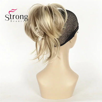 StrongBeauty 12" Clip-on Synthetic Ponytail Hair Extension with Jaw Claw