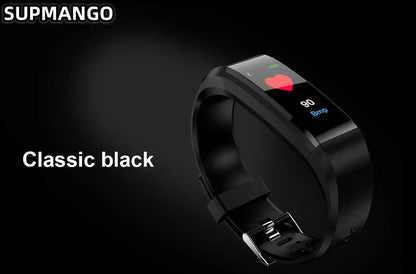 115Plus Sports Fitness Tracker Watch, Waterproof Smart Bracelet for Men and Women, Intelligent Activity Monitor