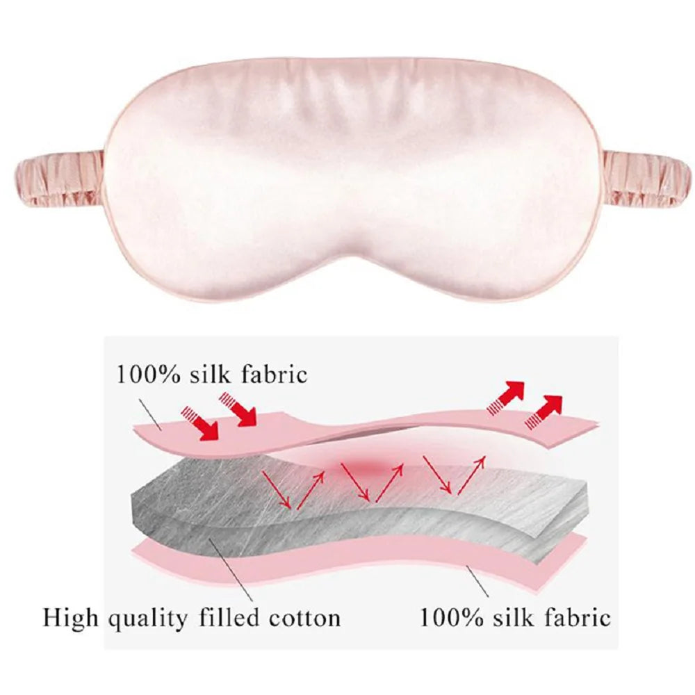 Imitated Silk Eye Patch Sleep Mask for Travel and Relaxation