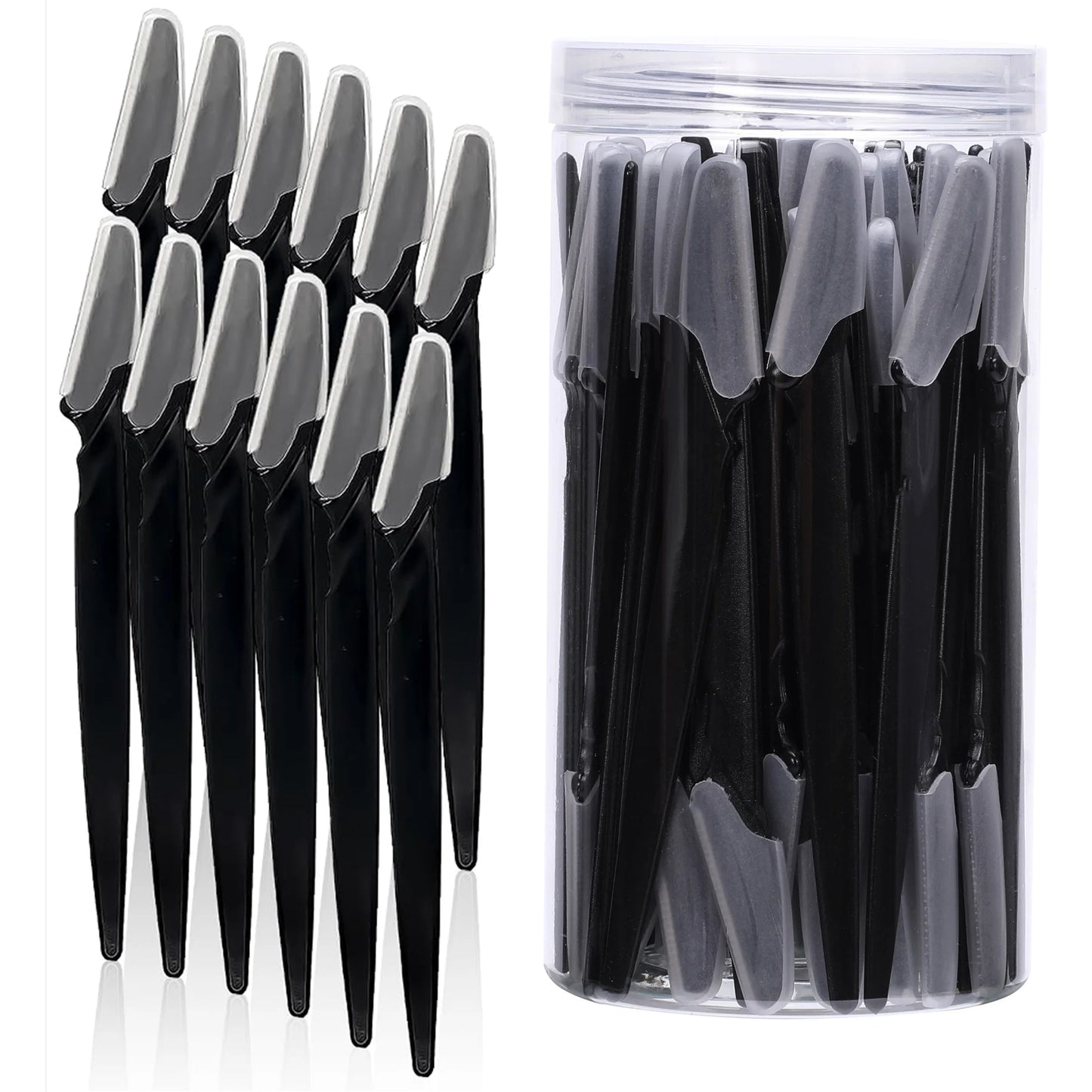 Eyebrow Trimmer & Face Shaver – Portable Hair Removal Blade Set for Women (10/40pcs)