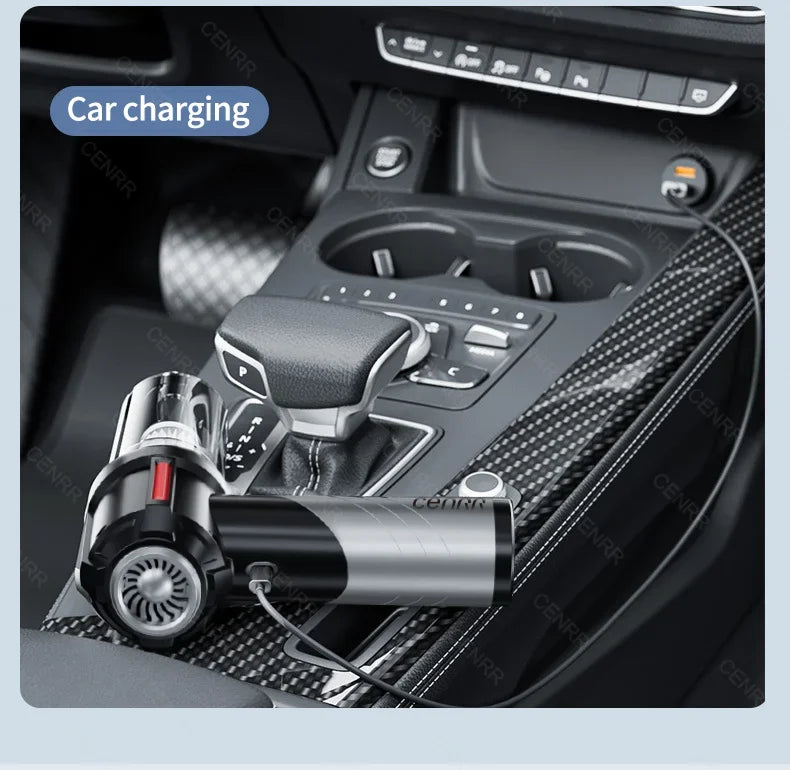 CENRR 998000PA Car Vacuum Cleaner, Powerful Handheld Wireless Blower for Home & Car