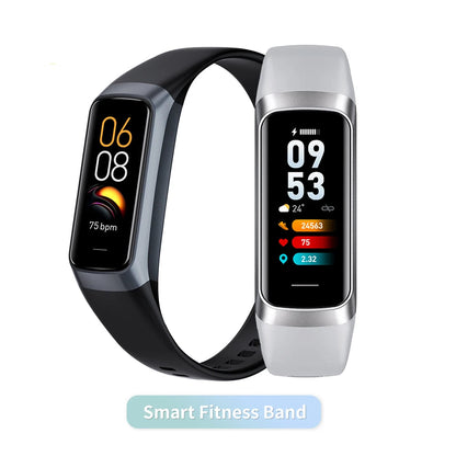 AMOLED Smartwatch with Body Temperature Monitor, Fitness Tracker, 3ATM Waterproof, for Men & Women, Compatible with IOS/Xiaomi