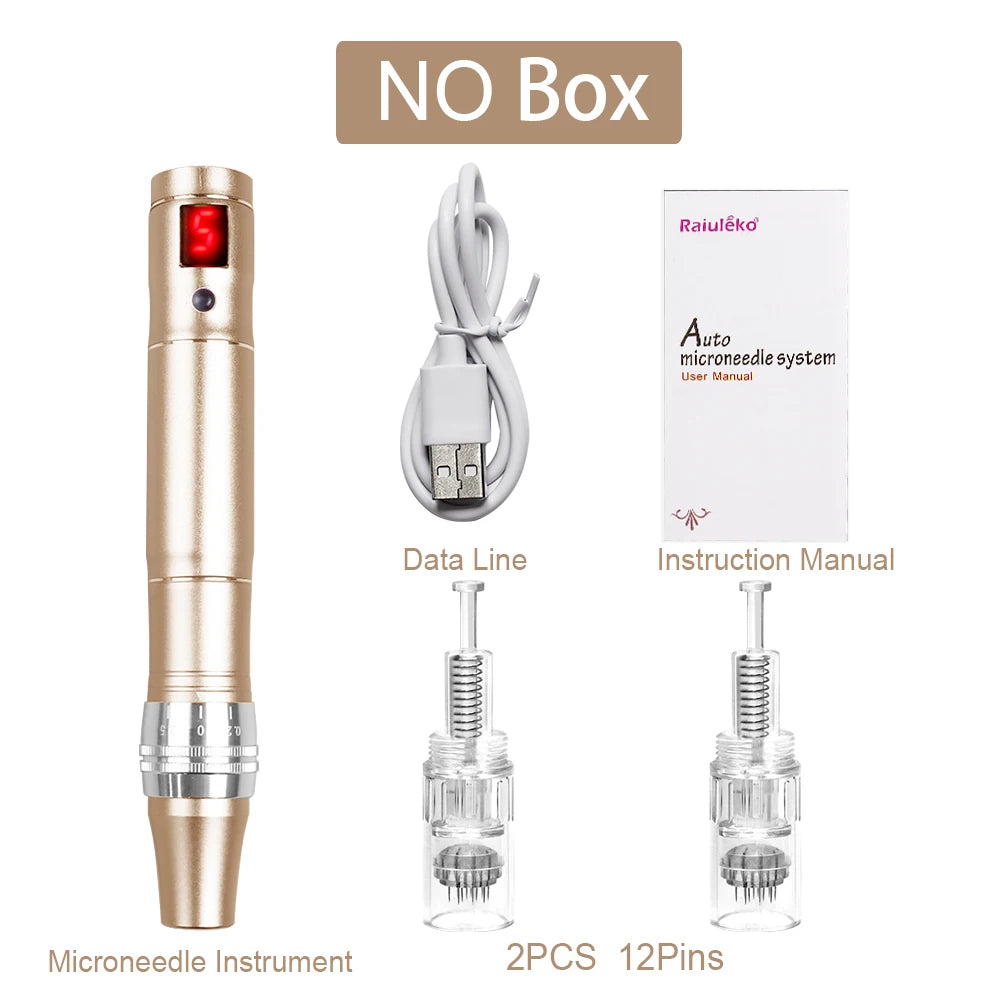 Electric Dr.Imp Wireless Dermapen - Microneedling Device with Nano Needle Cartridge