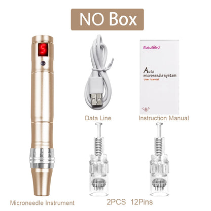 Electric Dr.Imp Wireless Dermapen - Microneedling Device with Nano Needle Cartridge