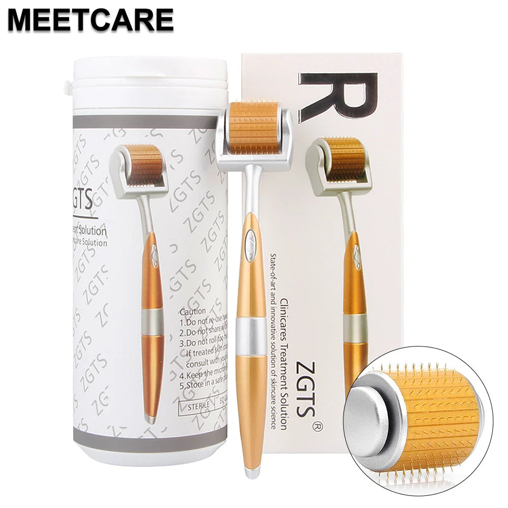 ZGTS 192 Needle Derma Roller - 0.25mm Microneedling for Face, Body, Scar & Stretch Mark Removal