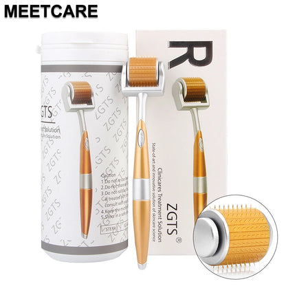 ZGTS 192 Needle Derma Roller - 0.25mm Microneedling for Face, Body, Scar & Stretch Mark Removal
