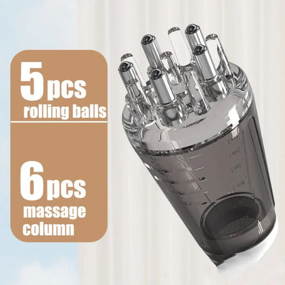 Scalp Applicator Liquid Comb Portable Mini Massage Comb for Essential Oil & Hair Loss Prevention Head Care Tool