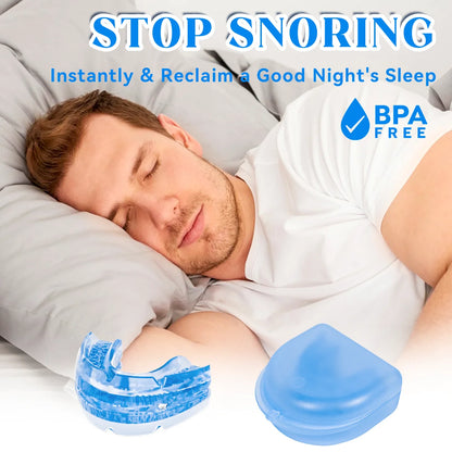 Anti Snore Bruxism Mouth Guard Sleep Aid Apnea Device