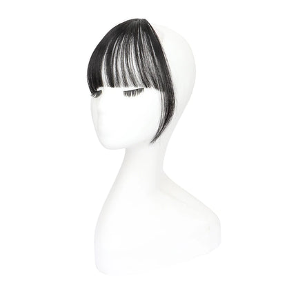 Synthetic Invisible Air Bangs Hair Extension for Women - Black & Brown