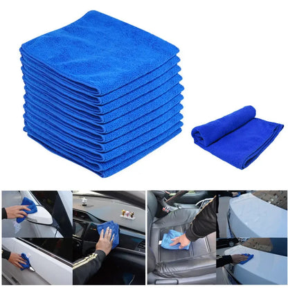 1-20Pcs Microfiber Towels for Car Wash, Drying, and Household Cleaning Cloths
