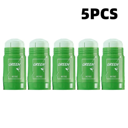 Green Tea Eggplant Mud Mask Deep Cleansing Oil Control Pore Shrinkage