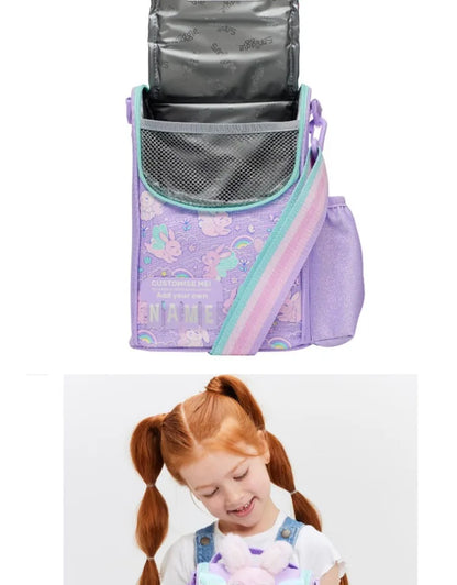 Genuine Australian Smiggle Angel Rabbit School Supplies Set, Large Capacity Backpack & Water Cup for Kids