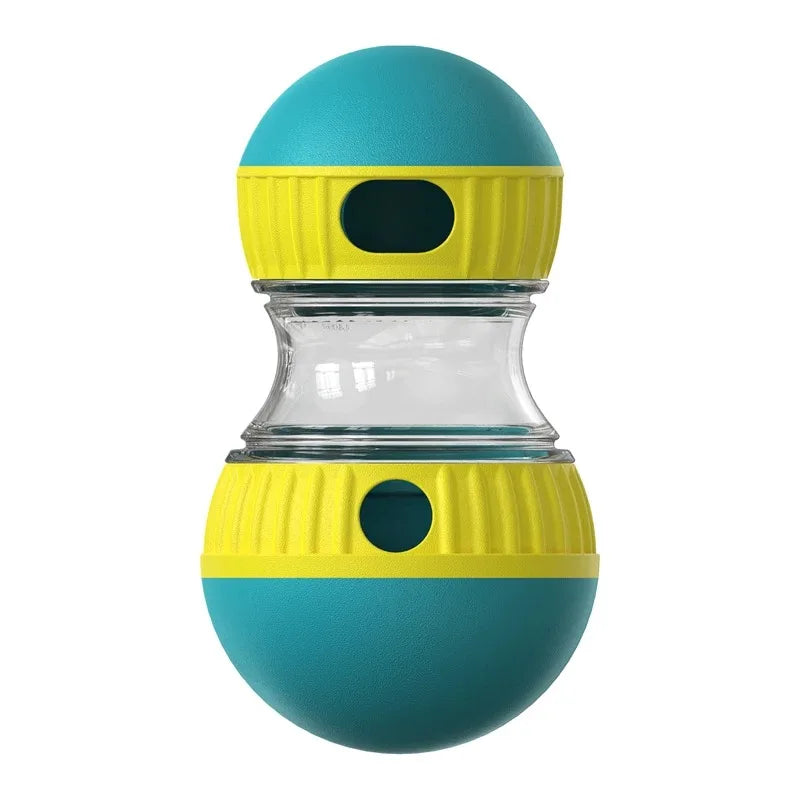 Dog Puzzle Toy – Elliptical Track Rolling Ball for Intelligence & Interactive Play