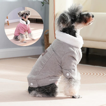 Winter Warm Dog Clothes – Fleece Jacket & Coat for Small to Medium Dogs & Cats