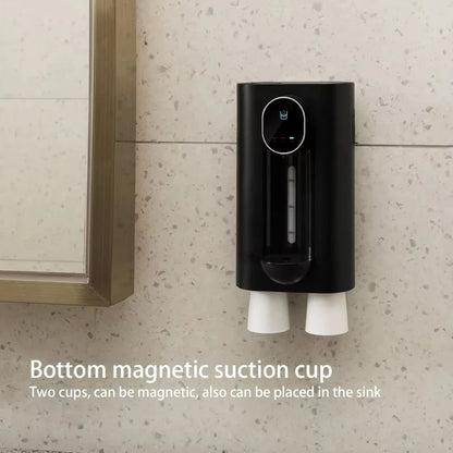 40Ml Wall-Mount Automatic Mouthwash Dispenser Bottle