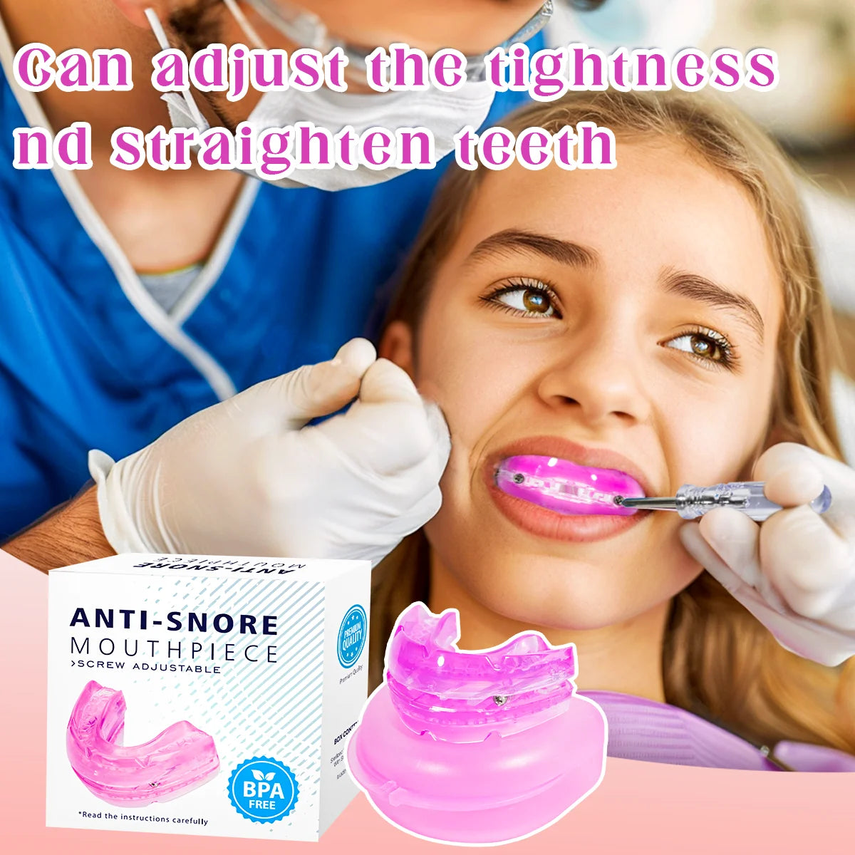 Anti Snore Bruxism Mouth Guard Sleep Aid Apnea Device