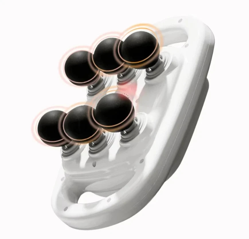 6-Head Massage Gun for Deep Tissue Muscle Relief Neck, Spine & Full Body Percussion