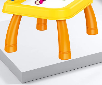 Children's LED Projector Drawing Table Toy, Educational Painting Set & Learning Board