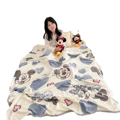 Disney Snowflake Plush Receiving Blanket