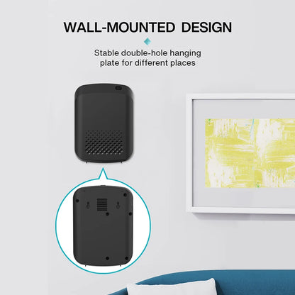 Wall Mounted Room Fragrance Diffuser - Bluetooth Air Freshener with Built-in Fan for Home and Hotel