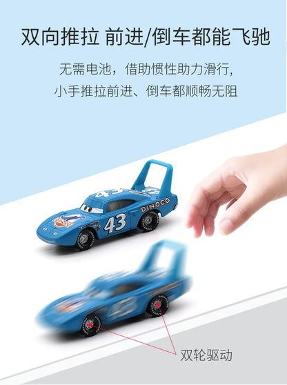 Disney Pixar Cars 3 Metal Diecast Lightning McQueen Mater Champion Car Model Toy Gift Set Jackson Uncle Truck Boy Birthday