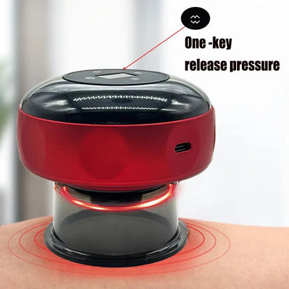 Smart Electric Vacuum Cupping Device Body Scraping Massager for Fatigue Relief & Health