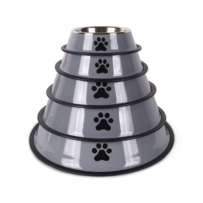 Stainless Steel Anti-Fall Pet Bowl – Cat & Dog Food Bowl, Multi-Specification