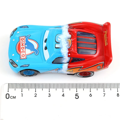 Disney Pixar Cars 2 Lightning McQueen Mini Diecast Racing Car Dinoco Racers Collection for Kids