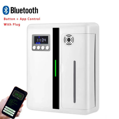 Scent Machine Aroma Diffuser, Wall-Mounted 160ML Fragrance Diffuser with Fan for Hotel & Home