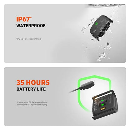 COOSPO HW9 Armband Heart Rate Monitor with HR Zones/Calories, HRM Sensor, BLE5.0 ANT+ for Fitness, Cycling, Peloton, Zwift, Wahoo