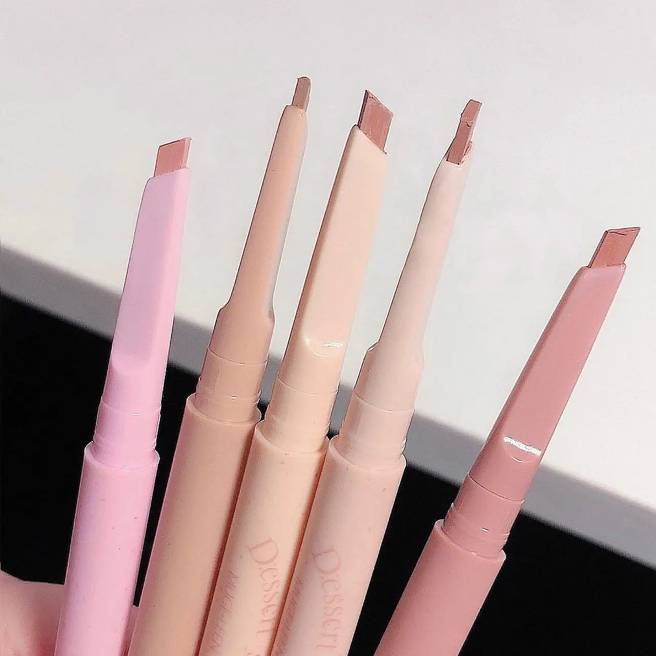 Dessert Lip Liner – Automatic Rotating Waterproof & Long-Lasting Lipstick Pen