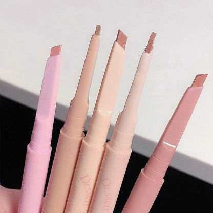 Dessert Lip Liner – Automatic Rotating Waterproof & Long-Lasting Lipstick Pen