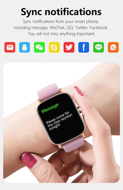 2025 Sport Smart Watch, Fitness Tracker, Health Monitor, Waterproof, Bluetooth Call for Men & Women, IOS, Xiaomi, Huawei