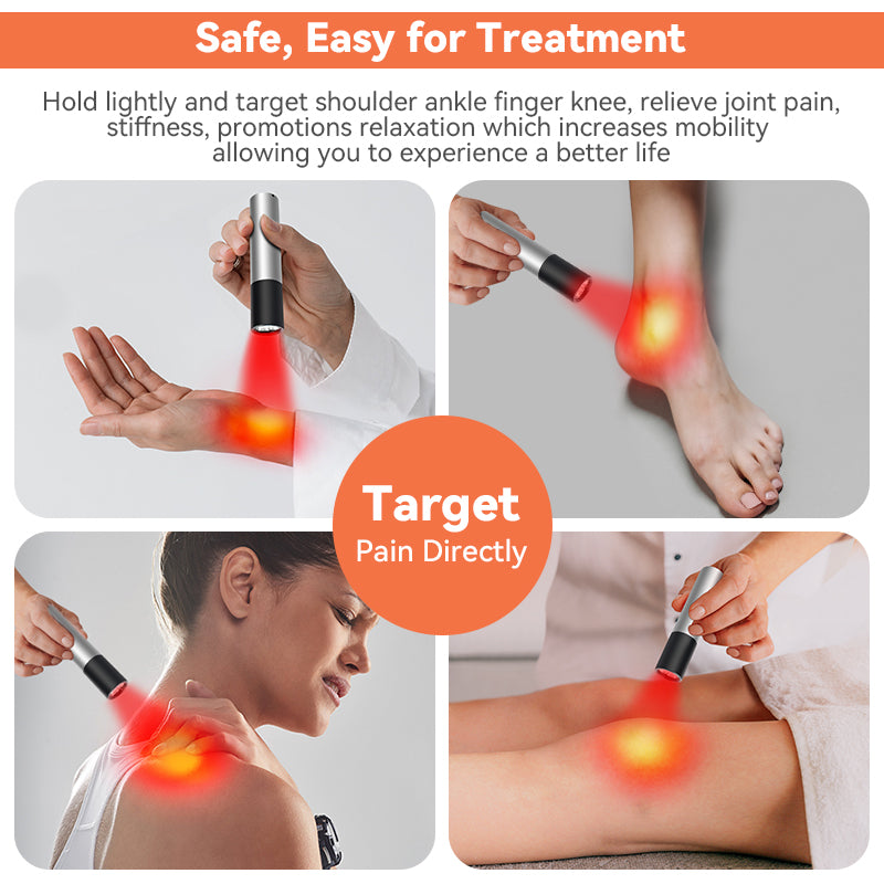 Portable Red Light Therapy LED Lamp for Pain Relief and Skin Care
