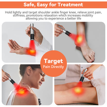 Portable Red Light Therapy LED Lamp for Pain Relief and Skin Care