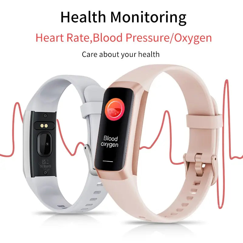 LIGE AMOLED Smart Watch 2023, Men & Women Fitness Tracker, Heart Rate, Blood Oxygen Monitor, Waterproof Smart Bracelet