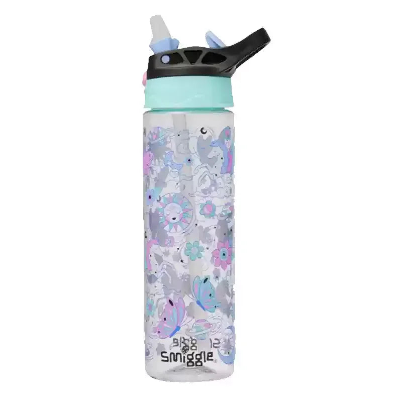 430/650ML Australian Smiggle Water Bottle – Portable Straw Cup for Kids & School Use