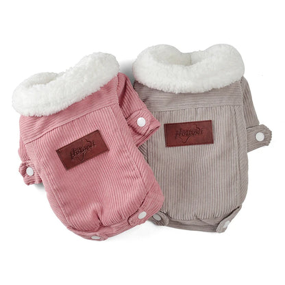 Winter Warm Dog Clothes – Fleece Jacket & Coat for Small to Medium Dogs & Cats
