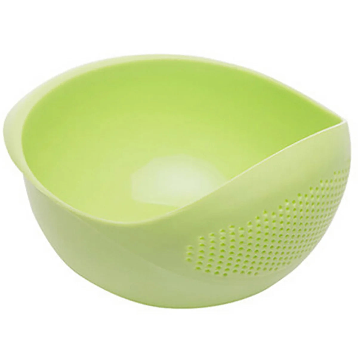 Colander Rice Bowl Drain Basket with Handle for Fruits & Washing Organizer